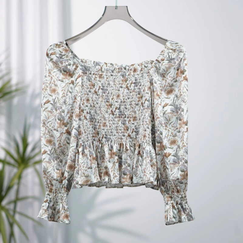 一路童行 谷系列  A307  女装 撤柜时尚百搭长袖衬衫 221YXS102