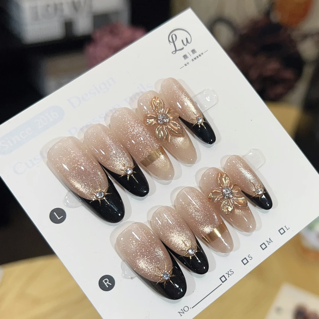 【夜芒星-孤品微瑕NO退换补】鹿鹿家-纯手工穿戴甲