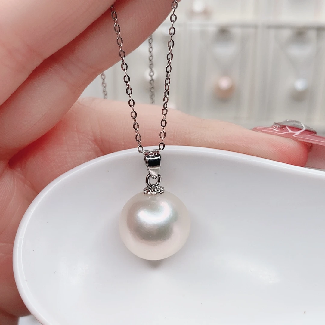 淡水珍珠吊坠(赠链)合金