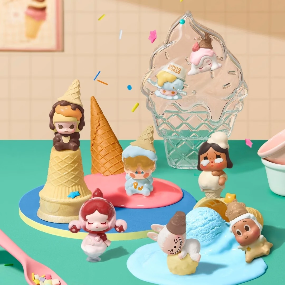 【后五叠加】泡泡热化冰激凌萌粒系列可爱潮玩女生礼物