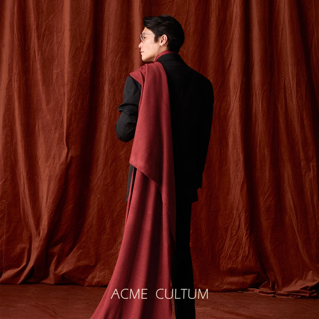 Acme cultum柞蚕丝12针披肩围毯90cm*180cm冬日慵懒氛围感