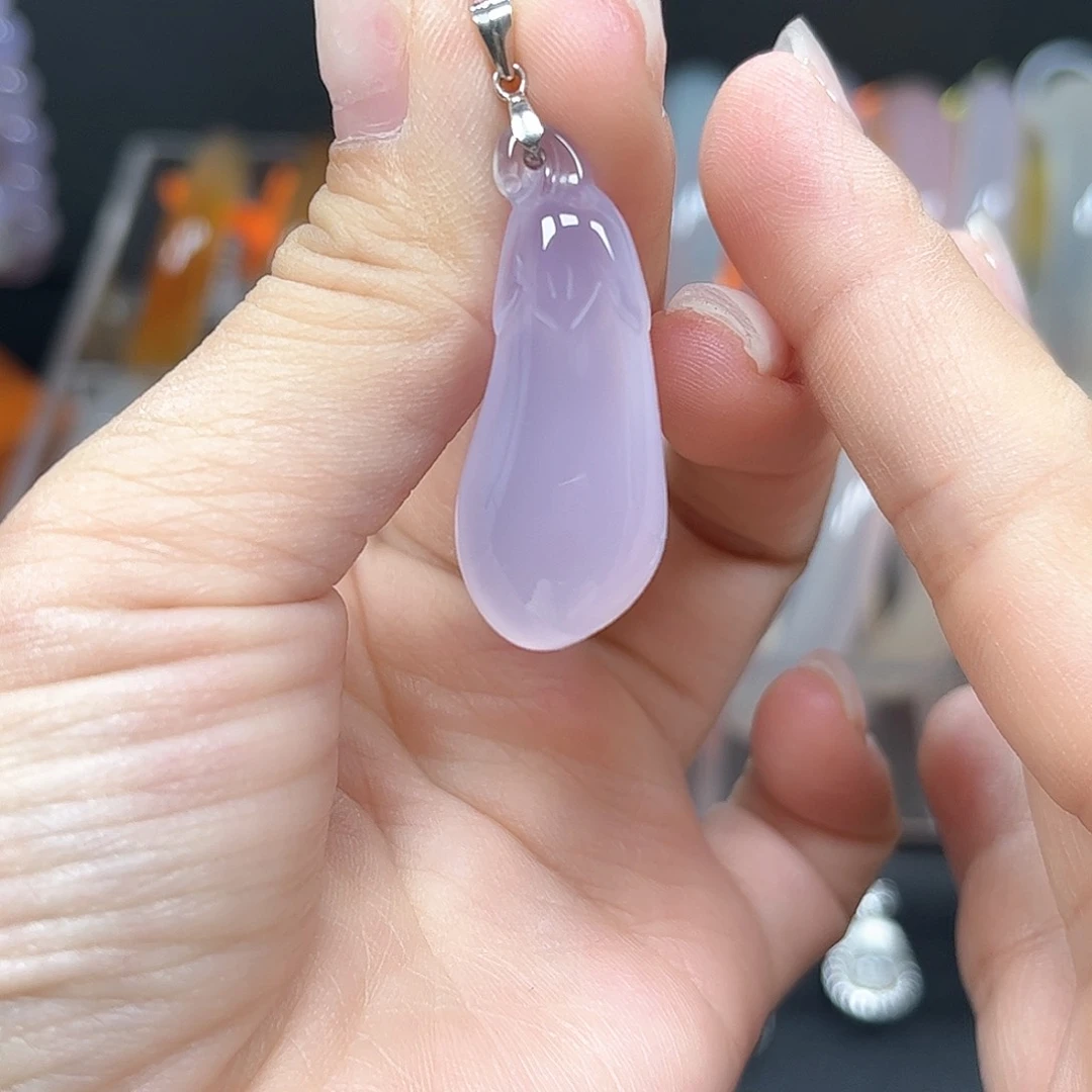 玛瑙/玉髓颈饰银S925镶嵌
