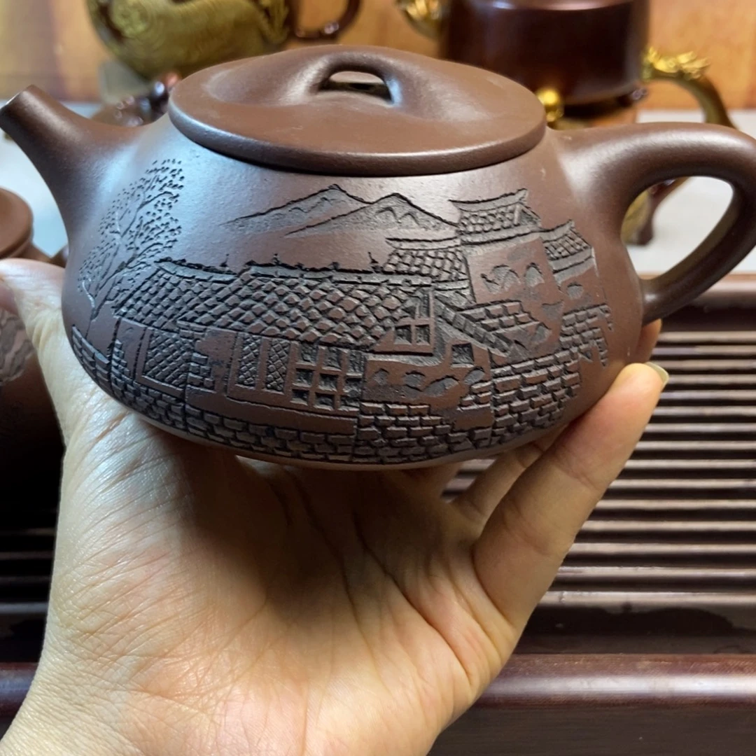 茶壶紫砂紫砂全手工定制