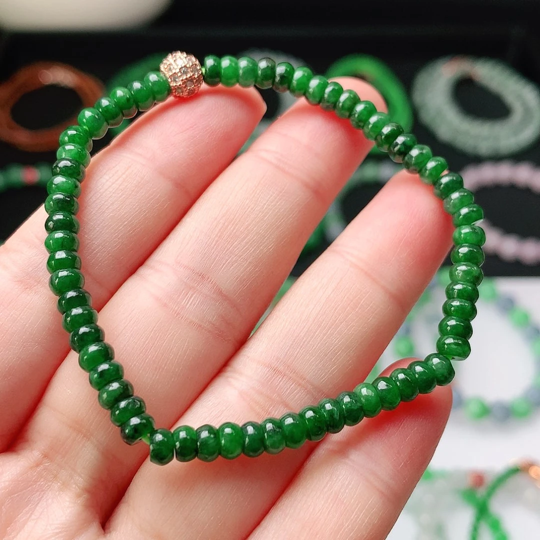 翡翠未镶嵌手链翡翠