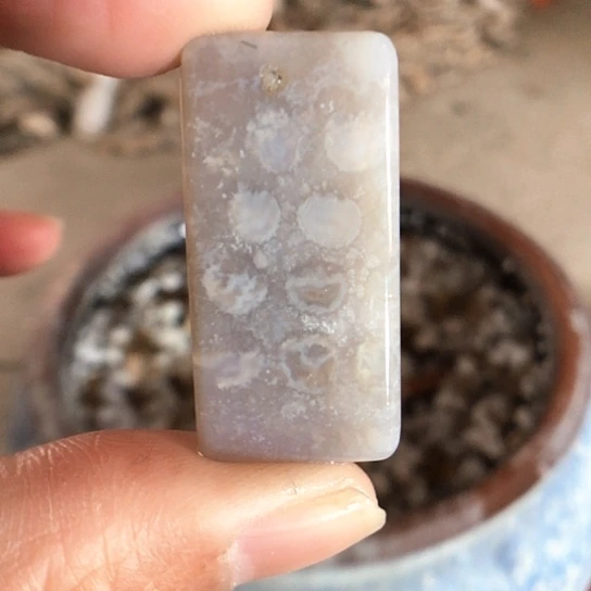 硅化玉吊坠未镶嵌