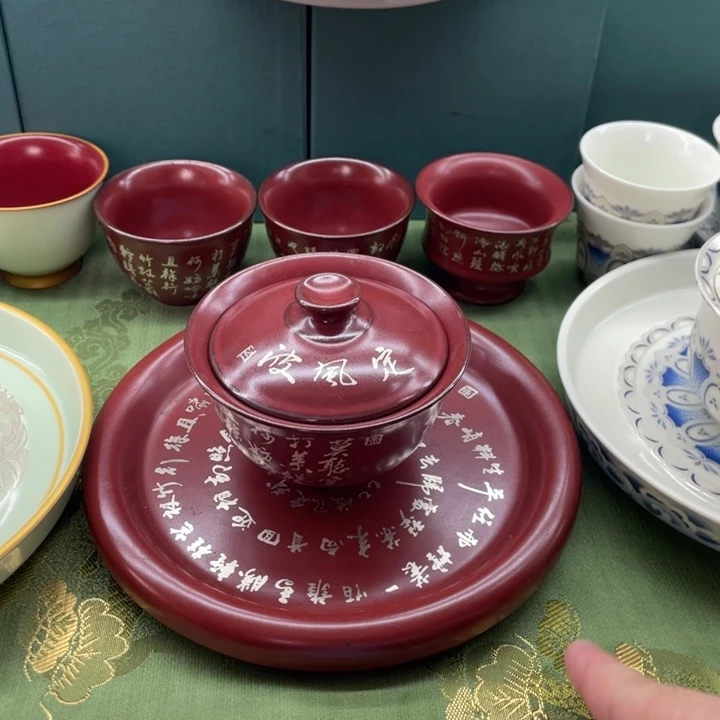 景德镇陶瓷盖碗茶具