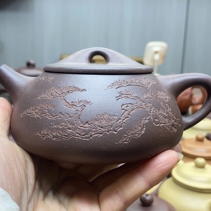 紫砂茶壶冬*_原矿紫砂壶