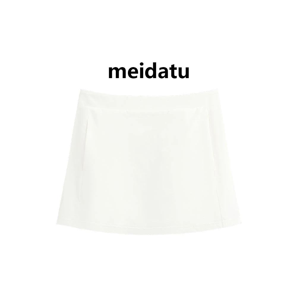 美哒兔（乌木云朵）时尚休闲简约半身裙CK2717