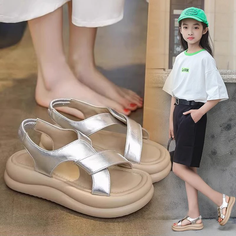 2025新款中大童凉鞋秀气夏季-潮款12凉鞋公主6沙滩网红女童儿童岁