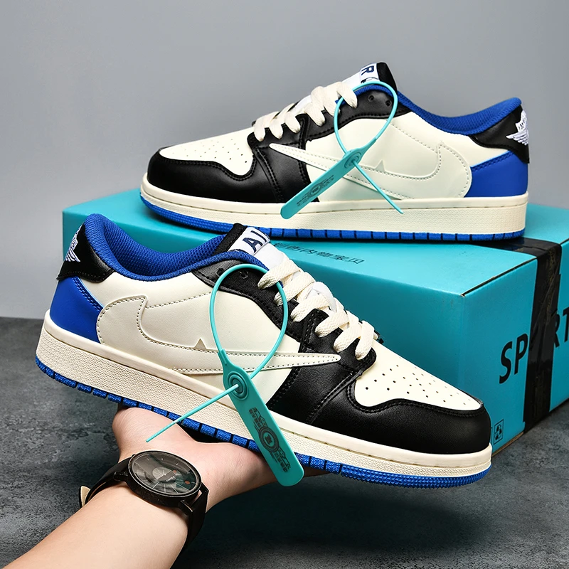 断码aj男鞋dunk空军一号2025年新款倒钩情侣板鞋aj女鞋学生鞋子