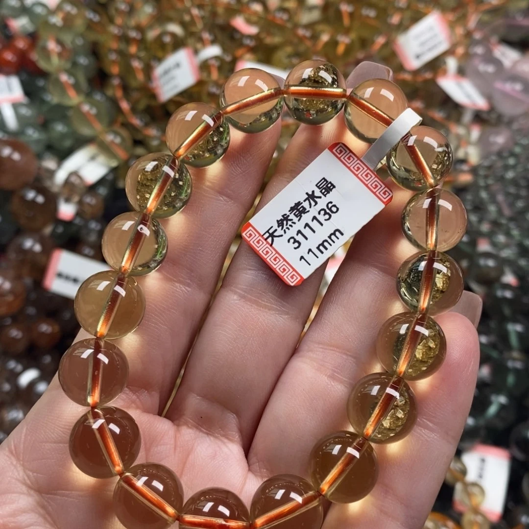 天***晴紫晶手链未镶嵌