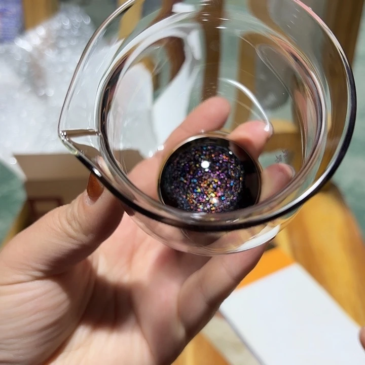 玻璃茶器无耳黑星空