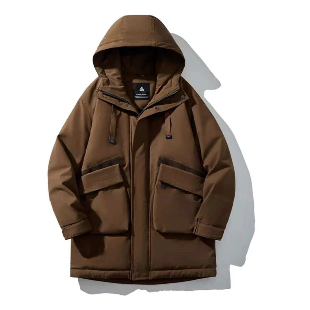 简约中长款 新国标90绒 羽绒服-Y13-5532