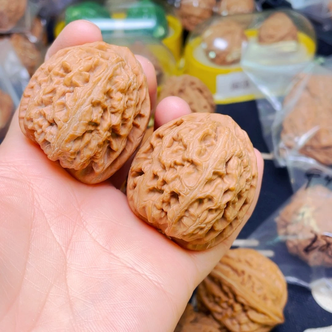 吊坠文玩核桃红锦鲤