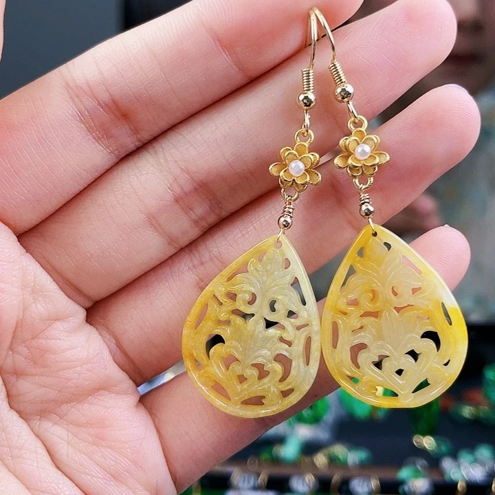 翡翠耳饰未镶嵌饰品