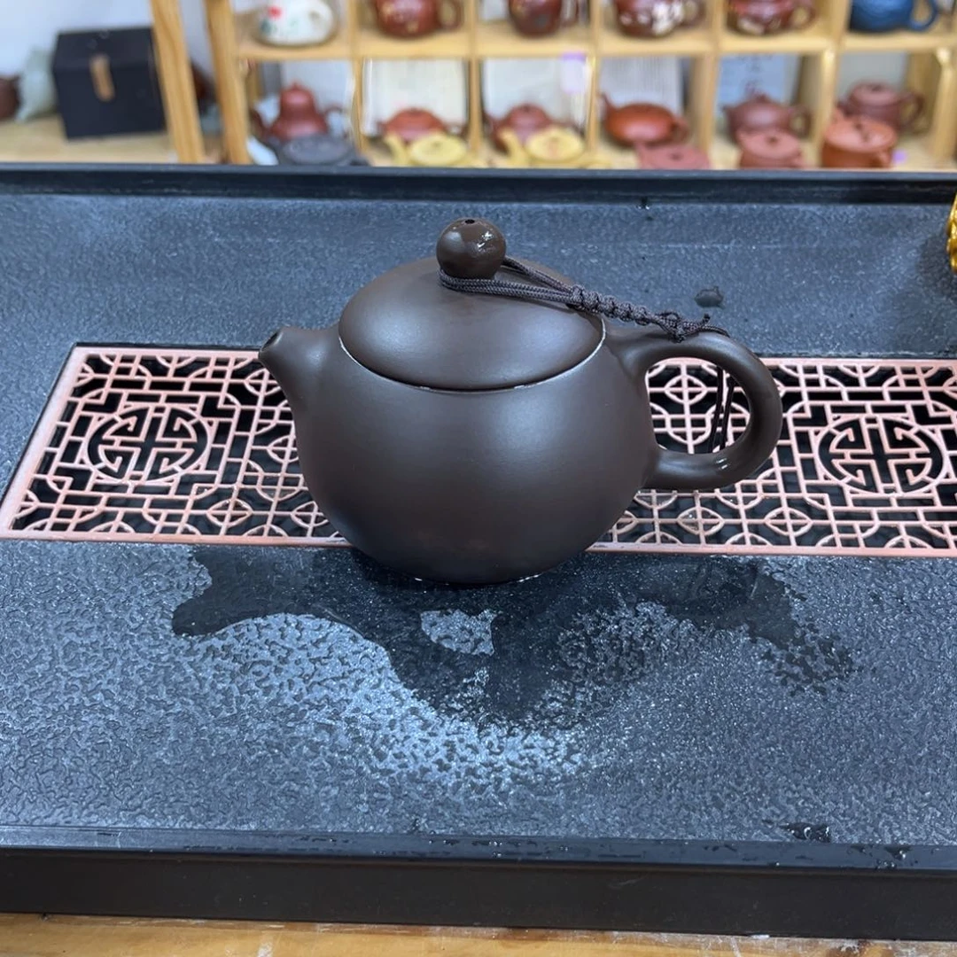 紫砂茶案小品西施西施