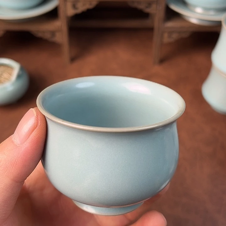 玉兰杯天青釉色全品