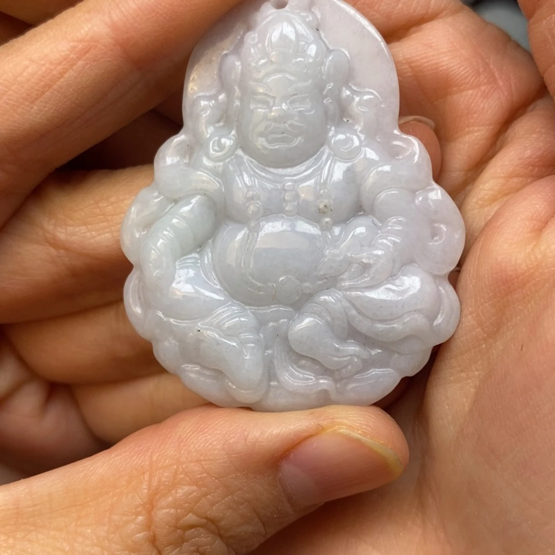 翡翠颈饰未镶嵌黄财神