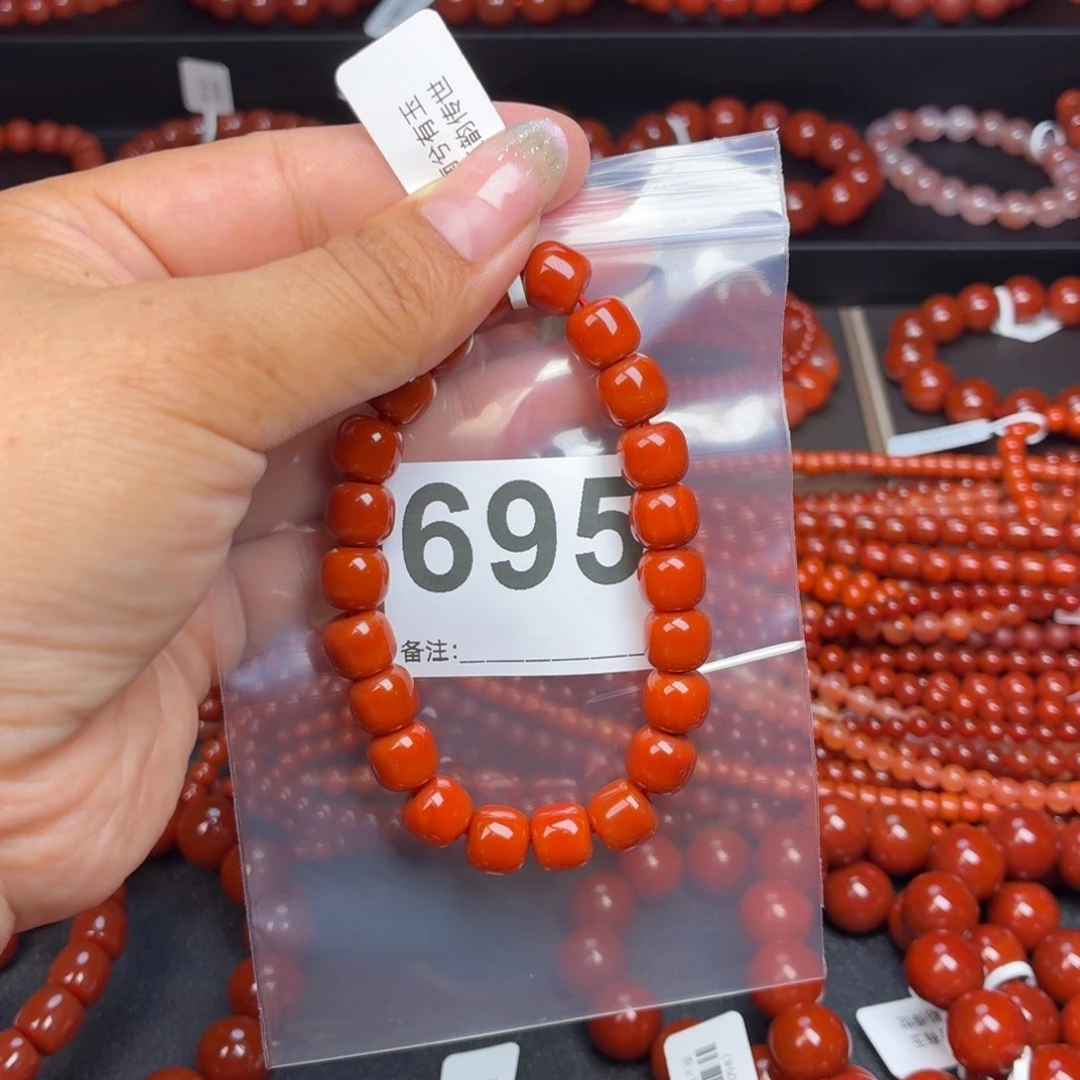 养***多玛瑙/玉髓手串未镶嵌