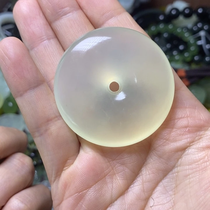 岫玉天然岫玉挂件未镶嵌将*