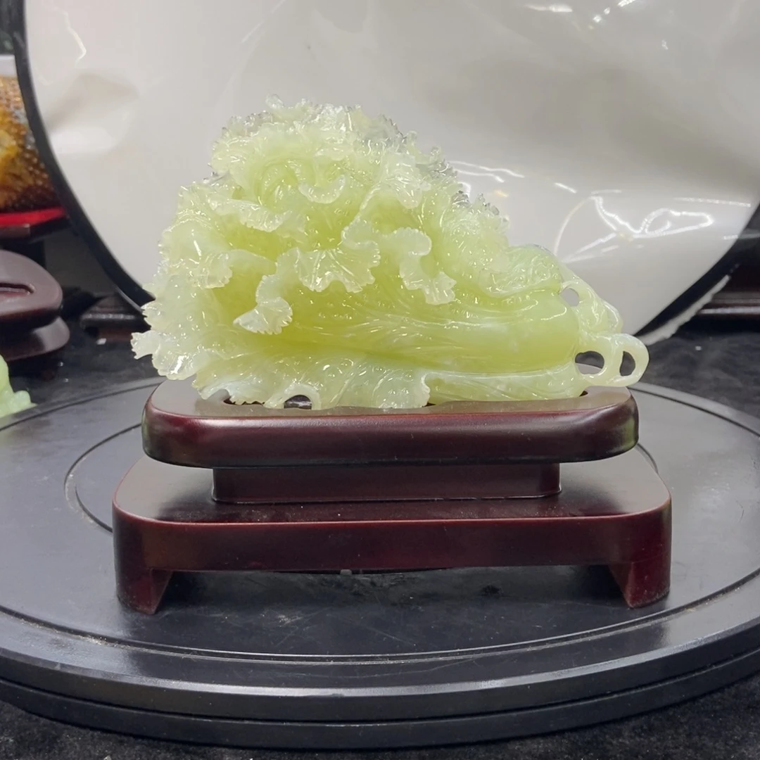 石材天然岫岩玉玉石摆件