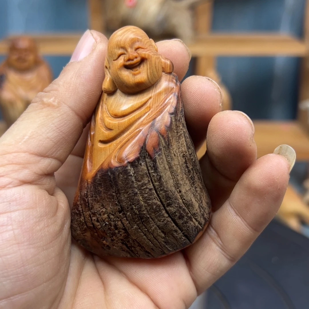 木豆*崖柏木摆件手把件