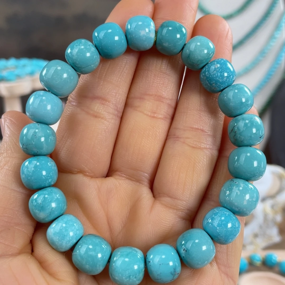 绿松石未镶嵌套链10.5mm