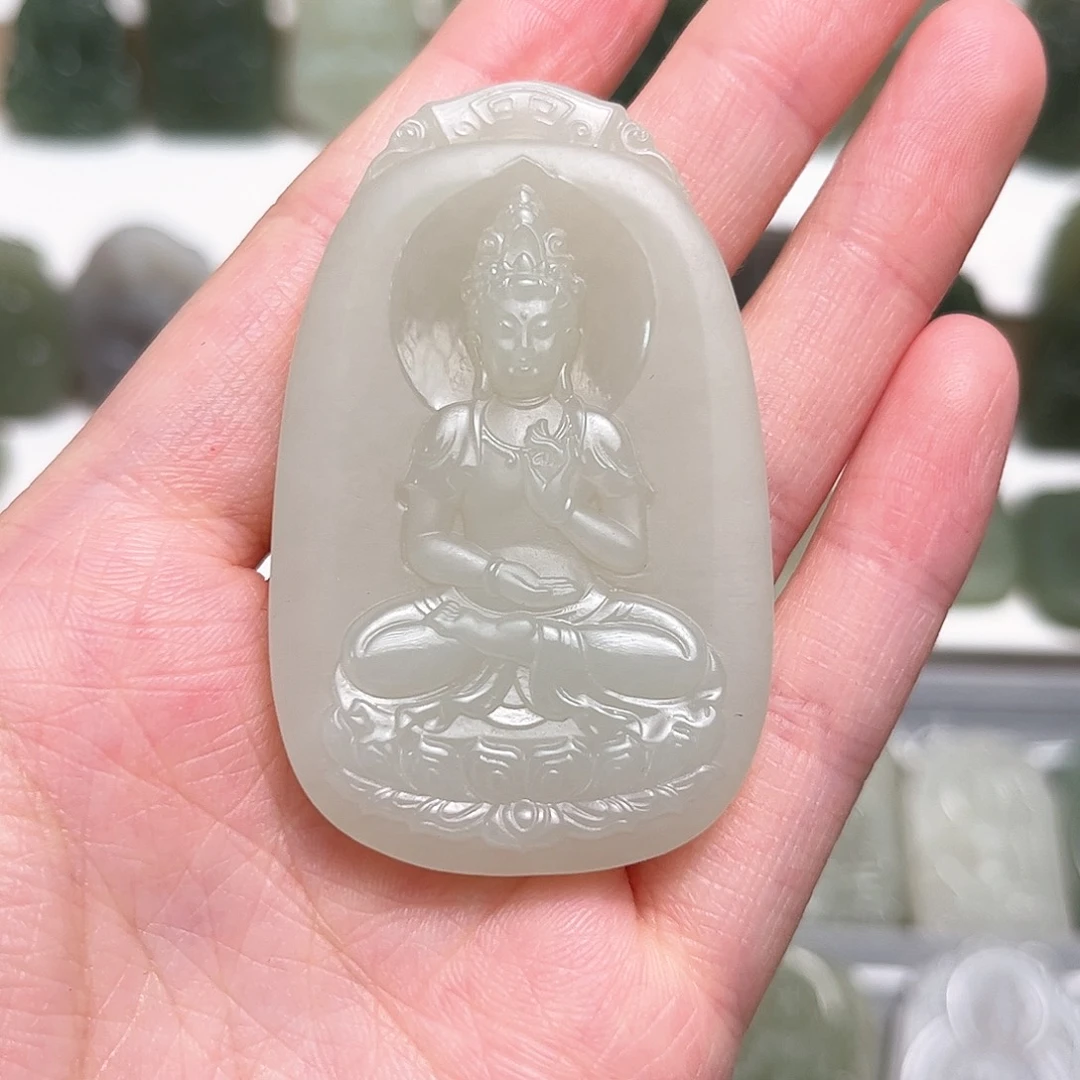 和田玉颈饰未镶嵌