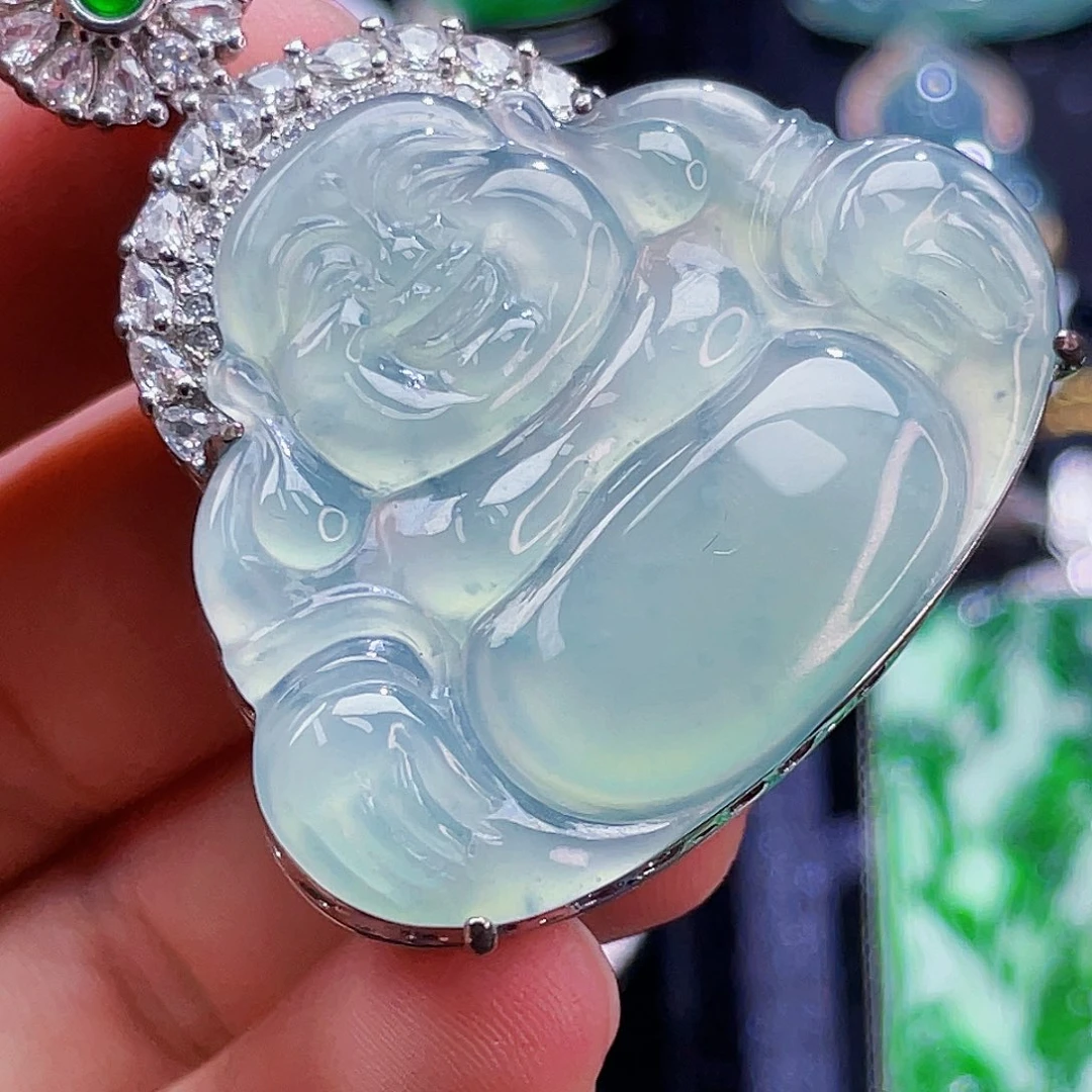 翡翠未镶嵌颈饰6，