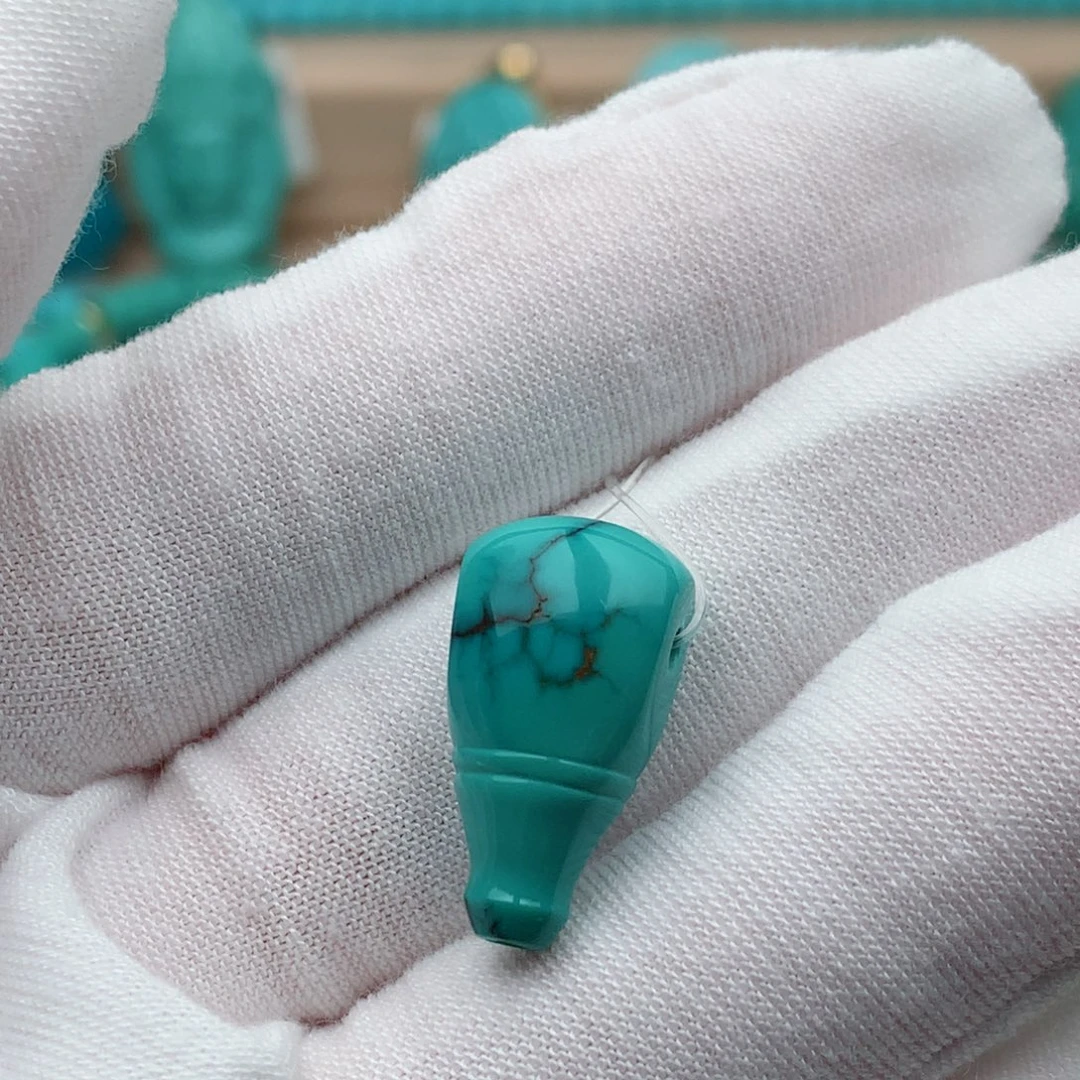 绿松石未镶嵌珠宝奇石10.8mm
