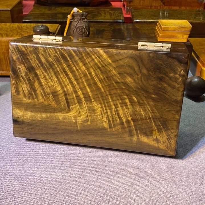 阴沉木金丝楠木阴沉木首饰盒