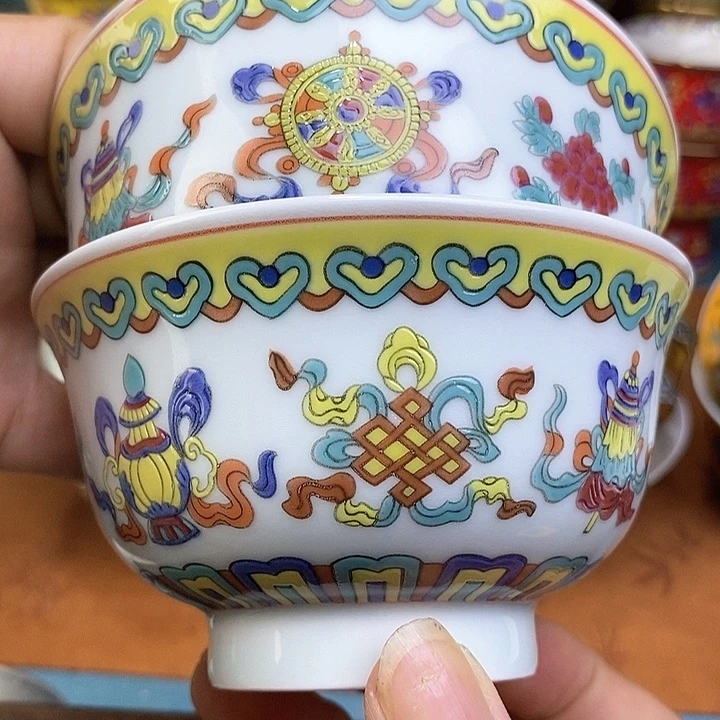 景德镇陶瓷藏式茶碗