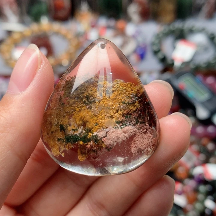 水晶吊坠(不含链)未镶嵌