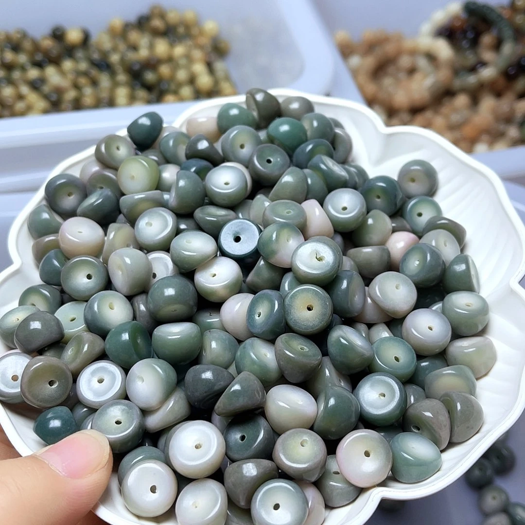 白玉菩提吊坠白玉菩提13蒜瓣20颗卡灯牌宠10颗