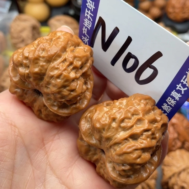 文玩核桃把件蛙蛙39尺