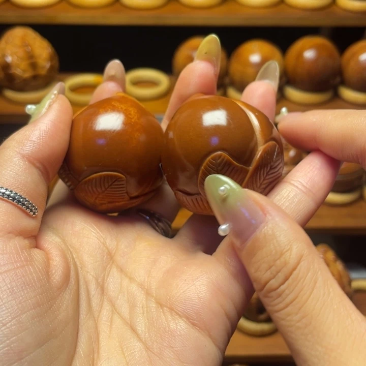 @***:橄榄核手串/手链寿桃一对穿橄榄链子