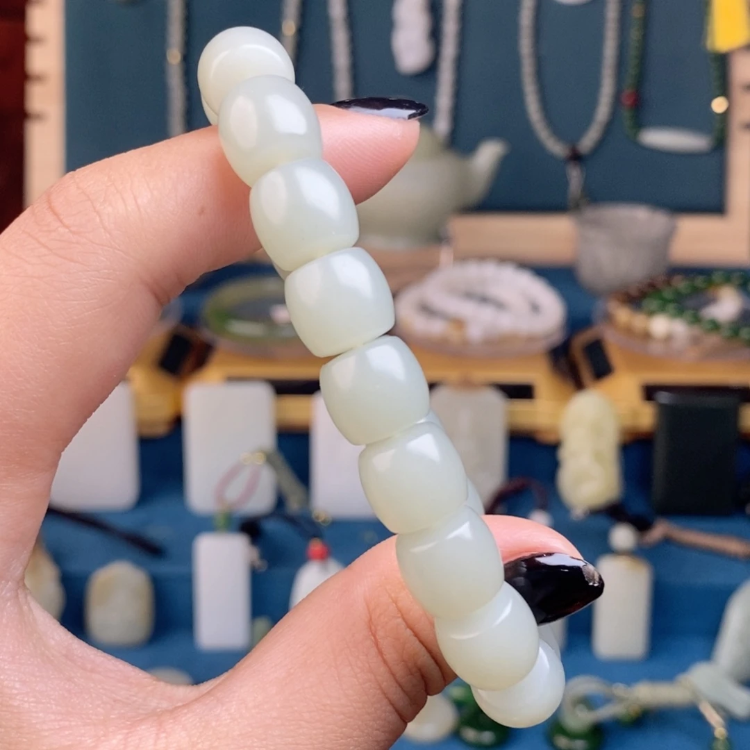 和田玉（糖玉）手链未镶嵌今***你