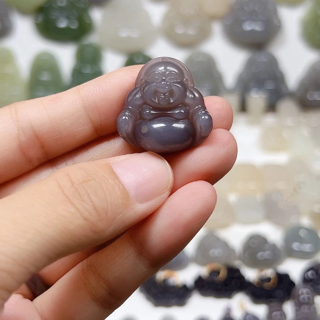 和田玉未镶嵌颈饰葡***对