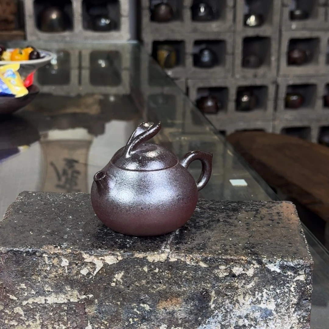 建水紫陶紫泥柴烧茶具