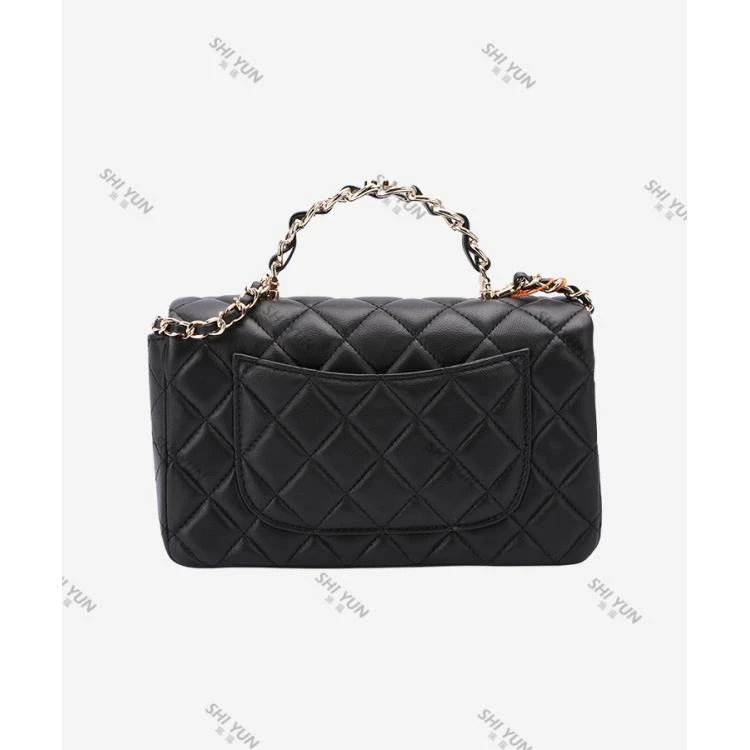 SHIYUN/施蕴黑色秋冬手提斜挎女包33092-1