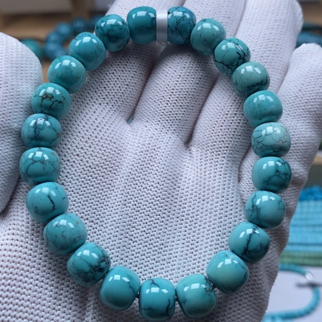 绿松石未镶嵌原矿纯干料绿松石