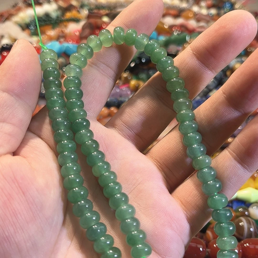 玛瑙/玉髓合金珠宝半成品东邻玉算盘一条8mm