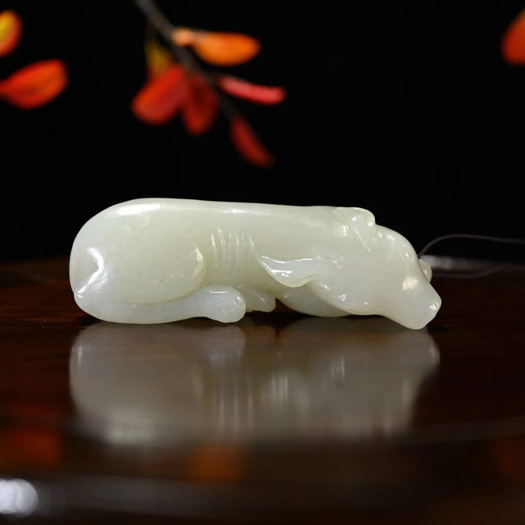 Lot8812 25YU107314和田玉旺财摆件/匡时