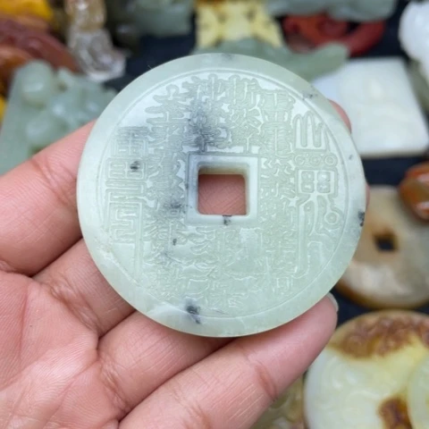 蛇纹石玉颈饰未镶嵌23