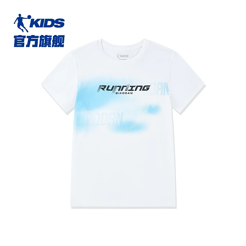 中国乔丹儿童圆领短T薄款夏季中大童童装