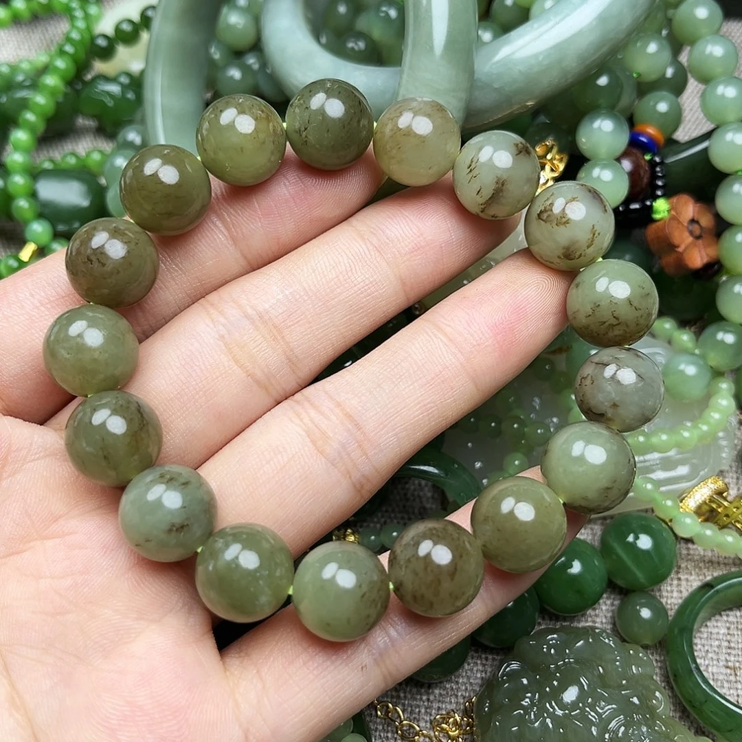 未镶嵌手串和田玉（糖玉）