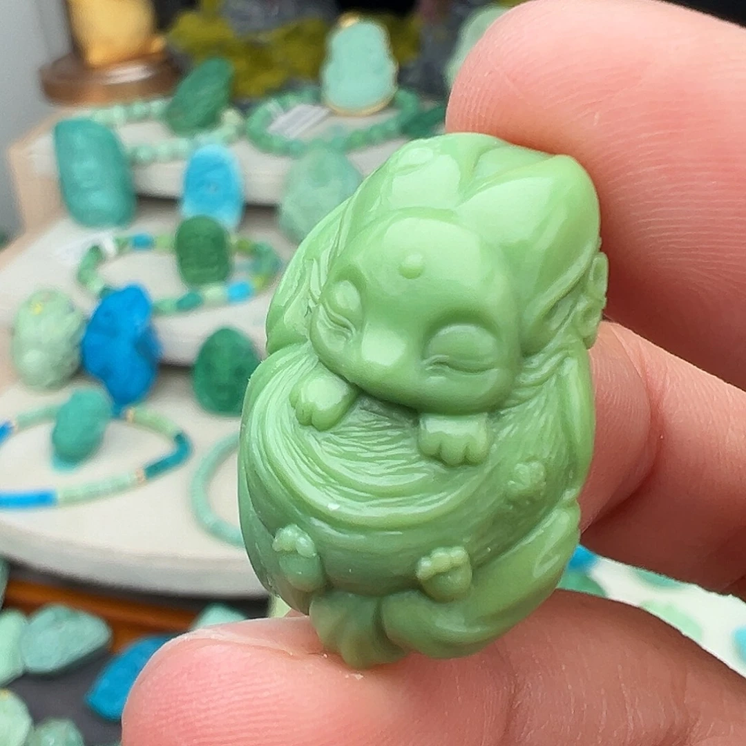 绿松石未镶嵌主播万珍