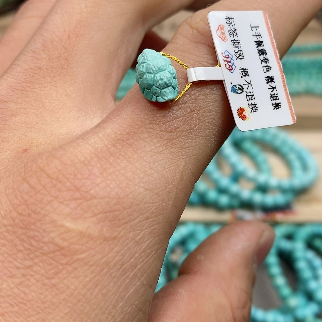 绿松石珠宝奇石未镶嵌