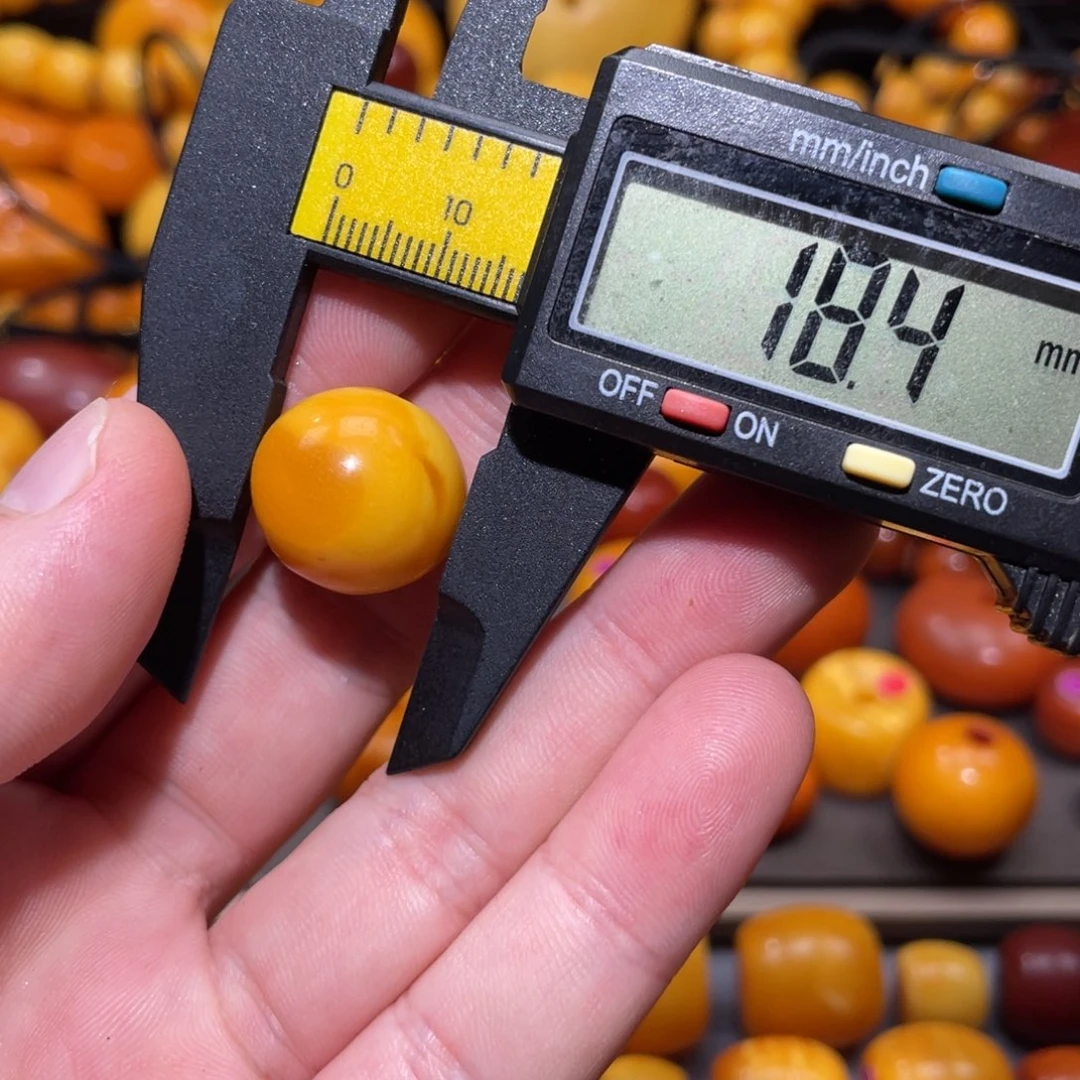 未镶嵌琥珀裸石灯笼珠