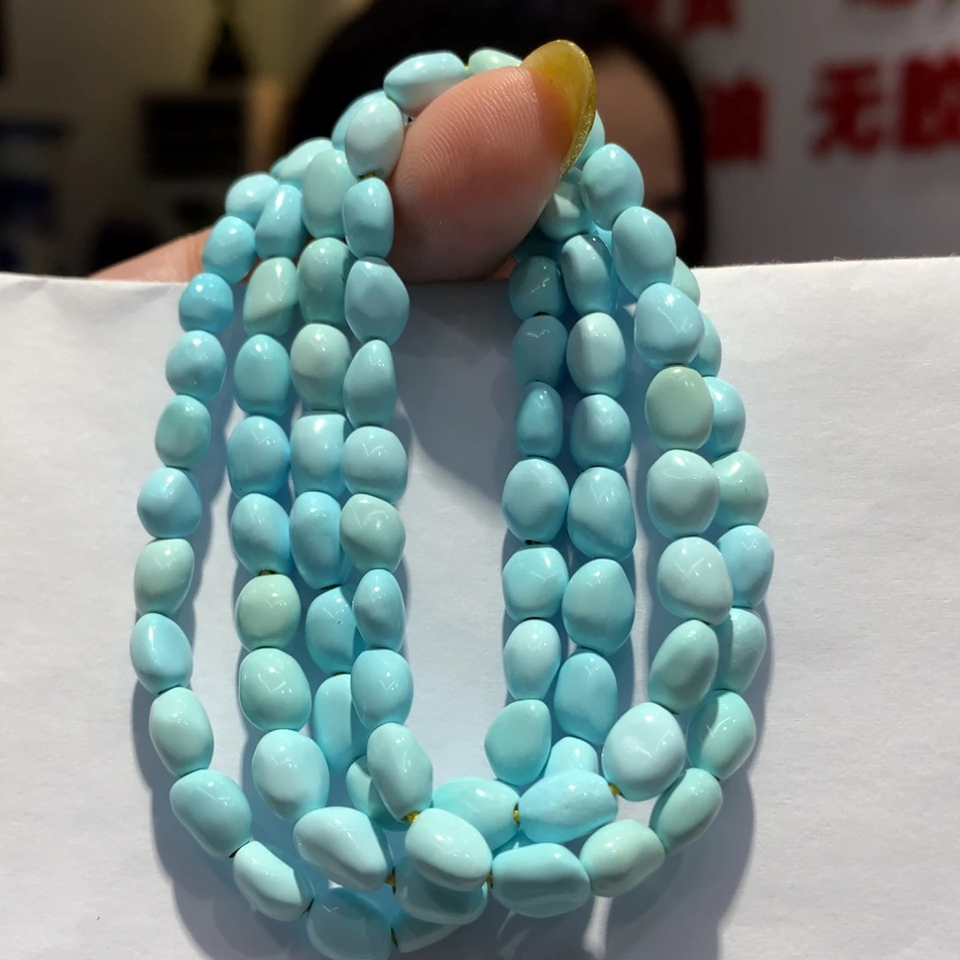 未镶嵌绿松石长链